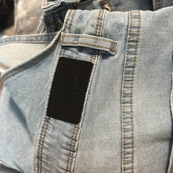 Blue overall jeans from Streetwear Society. Size is US11 - Picture 5 of 6